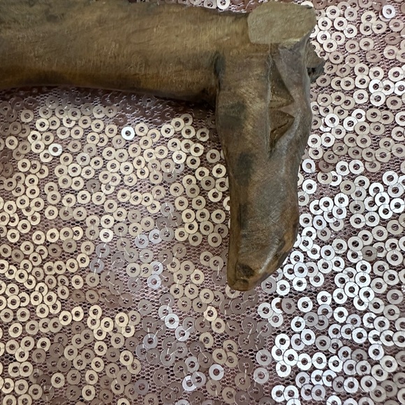 Wood Made In Kenia Hand Carved 11” Giraffe Decorative Figure, Africa Safari - Picture 5 of 5